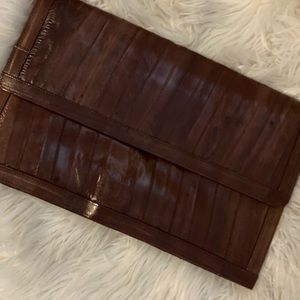 VINTAGE EEL SKIN CLUTCH